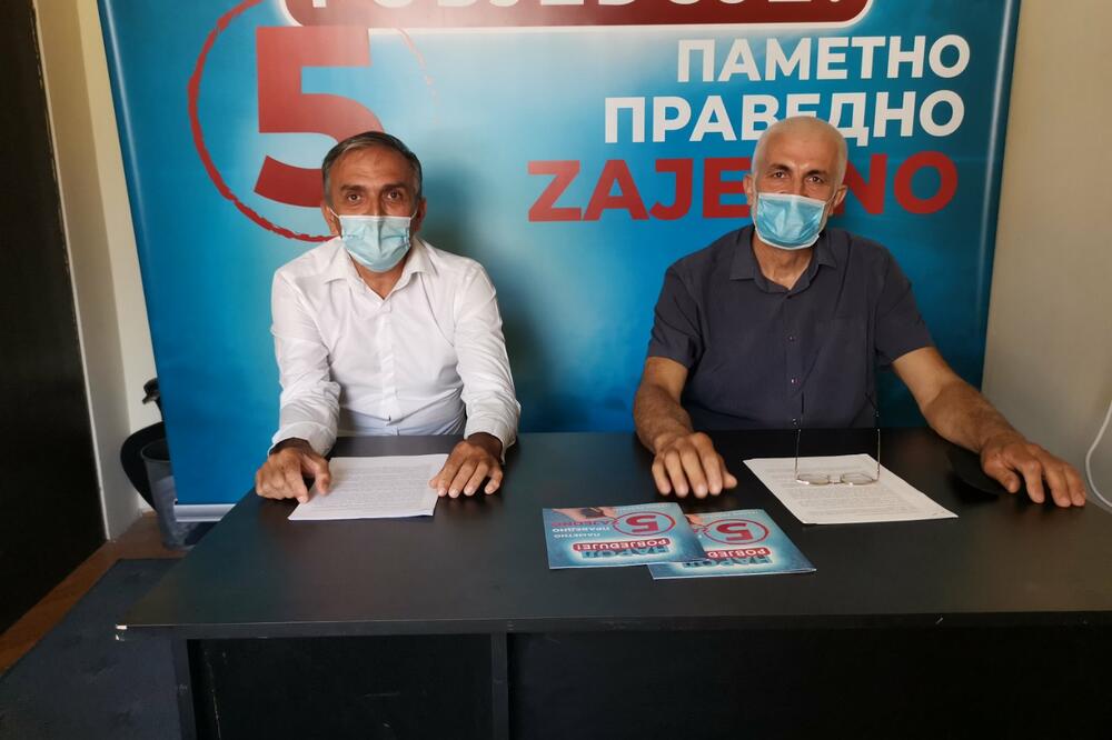 Sa pressa Narod Pobjeđuje, Foto: Siniša Luković