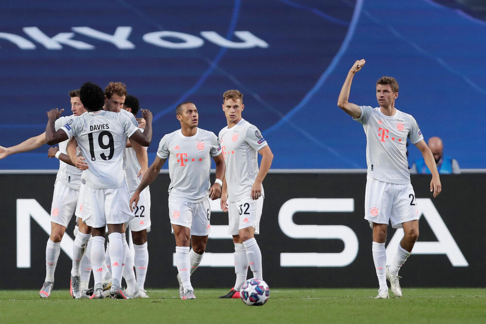 Slavlje fudbalera Bajerna, Foto: REUTERS