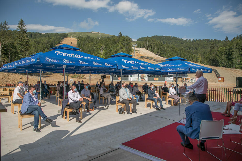 Marković u Kolašinu, Foto: DPS