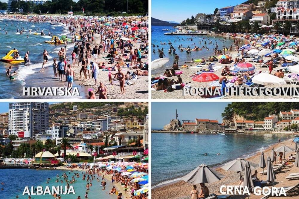 Crno na bijelo tvrdi da je ovo prikaz turističke sezone u regionu, Foto: Crno na bijelo
