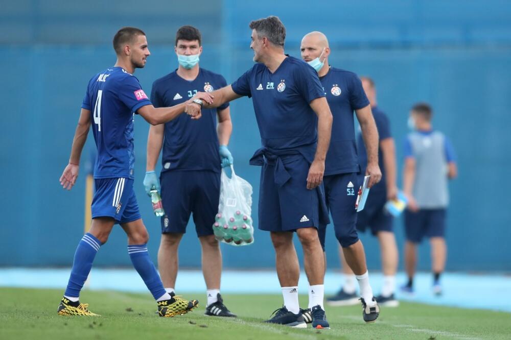 Stefan Milić sa trenerom Mamićem, Foto: GNK Dinamo