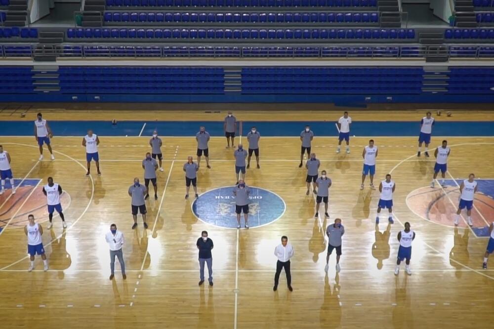 Košarkaši Mornara, Foto: Printscreen