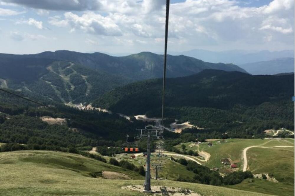 Pogled sa žičare na Bjelasici, Foto: Nađa Vujović
