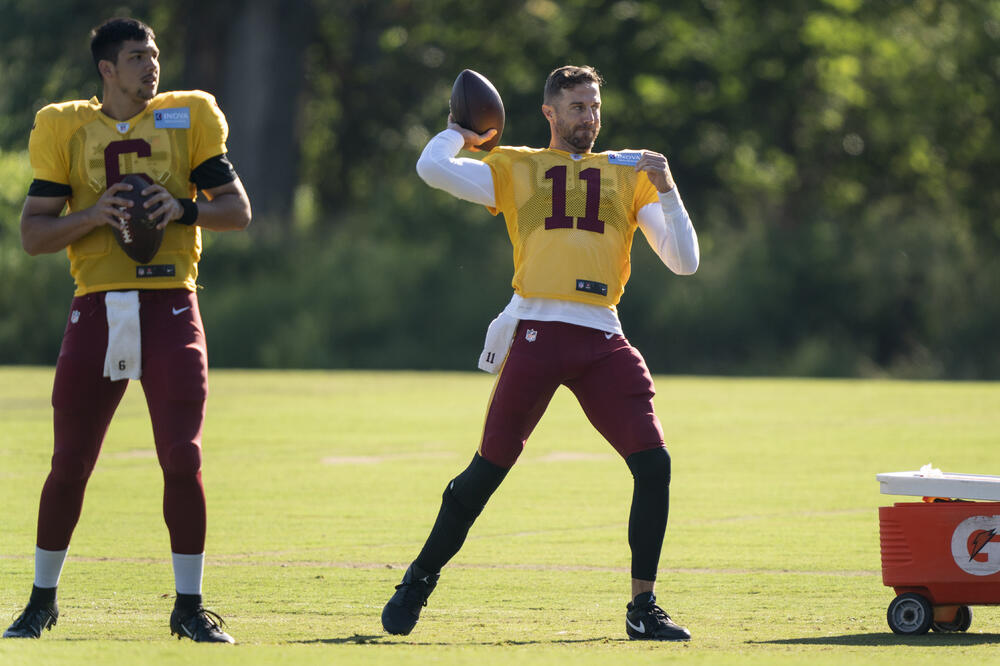 Aleks Smit na treningu Vašingtona, Foto: AP Photo