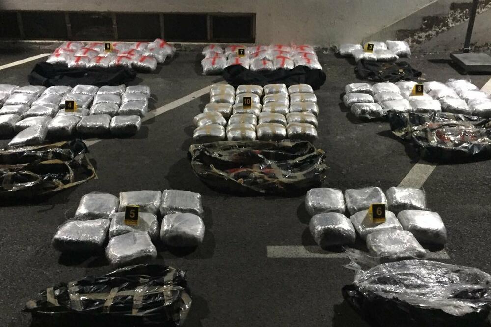 Zaplijenjena droga, Foto: Uprava policije