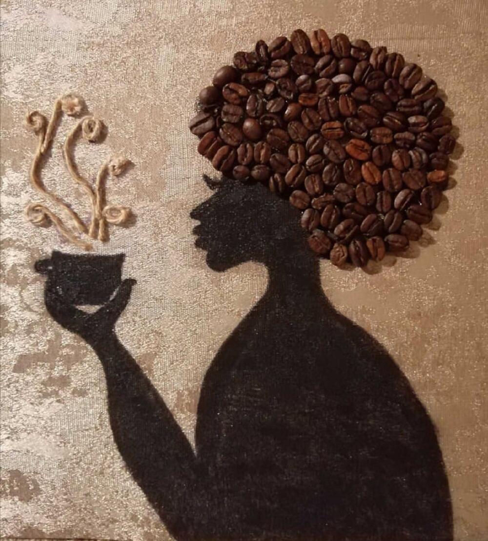 Rad Tatjane Sekulić sa zrnima kafe