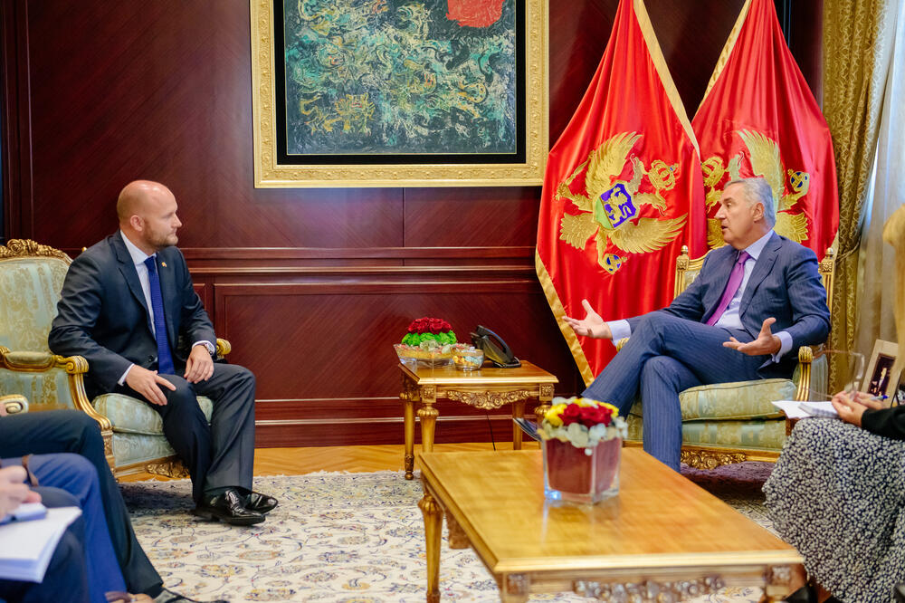 Đukanović i Nađ na sastanku, Foto: Kabinet predsjednika Crne Gore