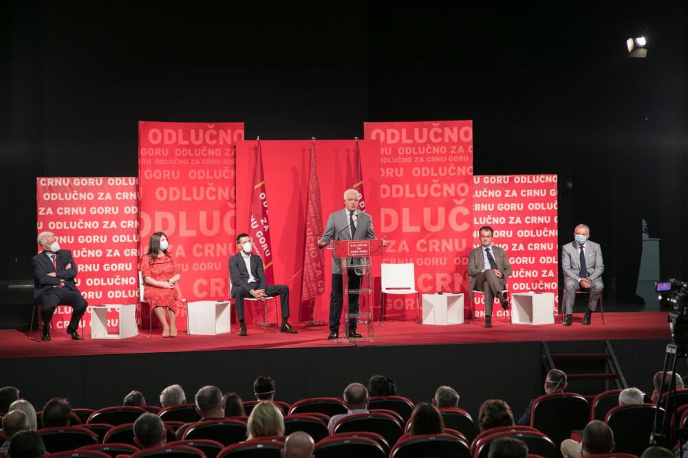 Marković u Pljevljima, Foto: DPS