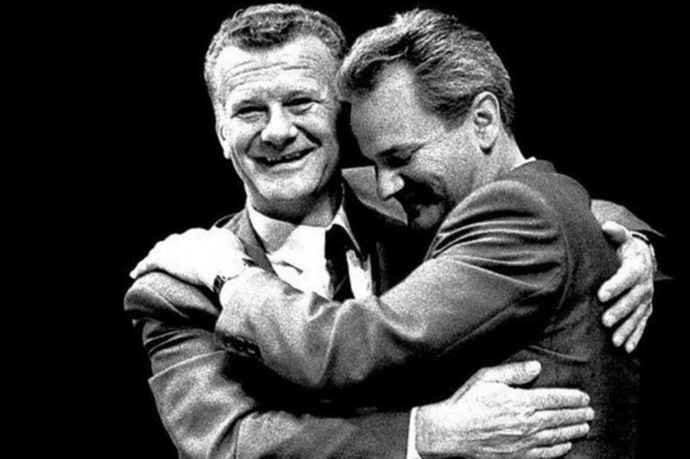 Stambolić i Milošević, Foto: Matija Koković