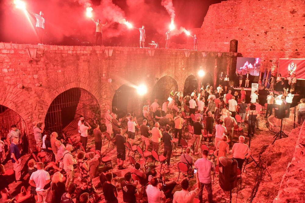 Sa skupa koalicije "Crno na bijelo" u Ulcinju, Foto: Građanski pokret URA