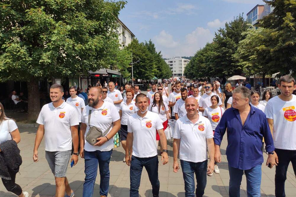 Karavan mira" u Beranama, Foto: Demokratska Crna Gora