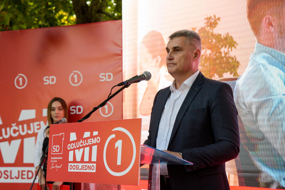 Brajović na konvenciji, Foto: Socijaldemokrate
