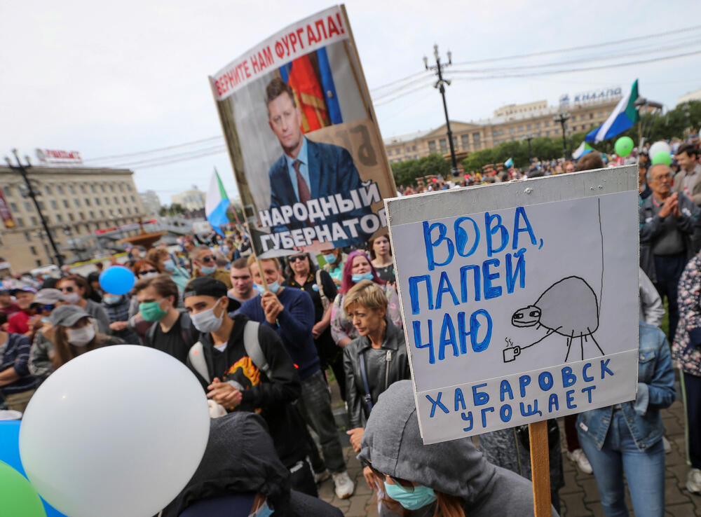 Građani Habarovska juče zvali Putina na čaj