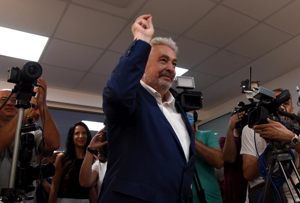 <p>U izbornom štabu koalicije je, pored Krivokapića, još nekoliko lidera partija koje čine koaliciju</p>