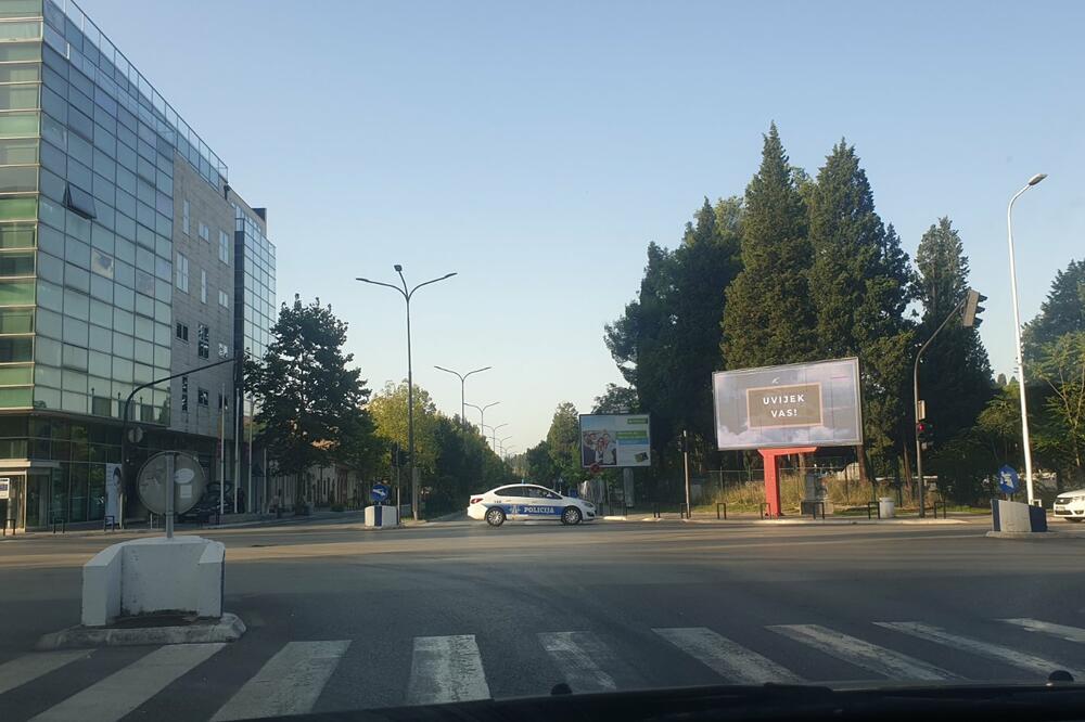 Jutros u centru Podgorice, Foto: Vijesti online