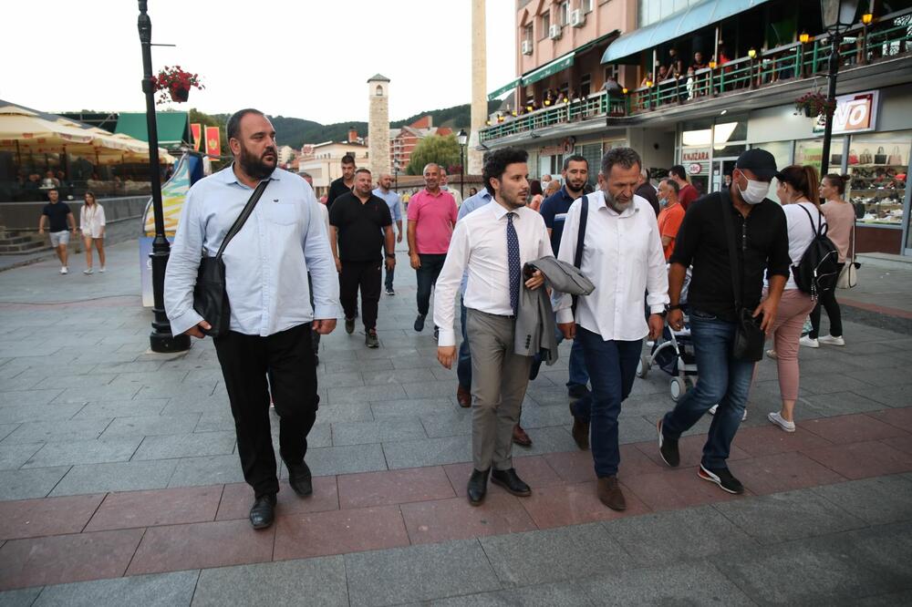 Abazović juče u Pljevljima, Foto: Građanski pokret URA