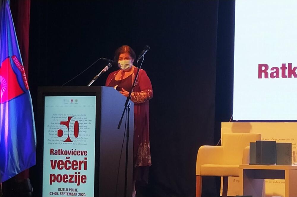 Sa otvaranja Ratkovićevih večeri poezije u Bijelom Polju, Foto: Jadranka Ćetković