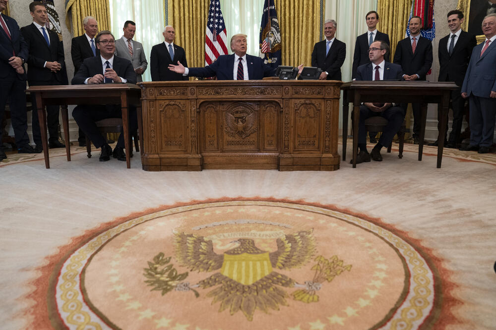 Sa potpisivanja sporazuma u Bijeloj kući, Foto: AP Photo