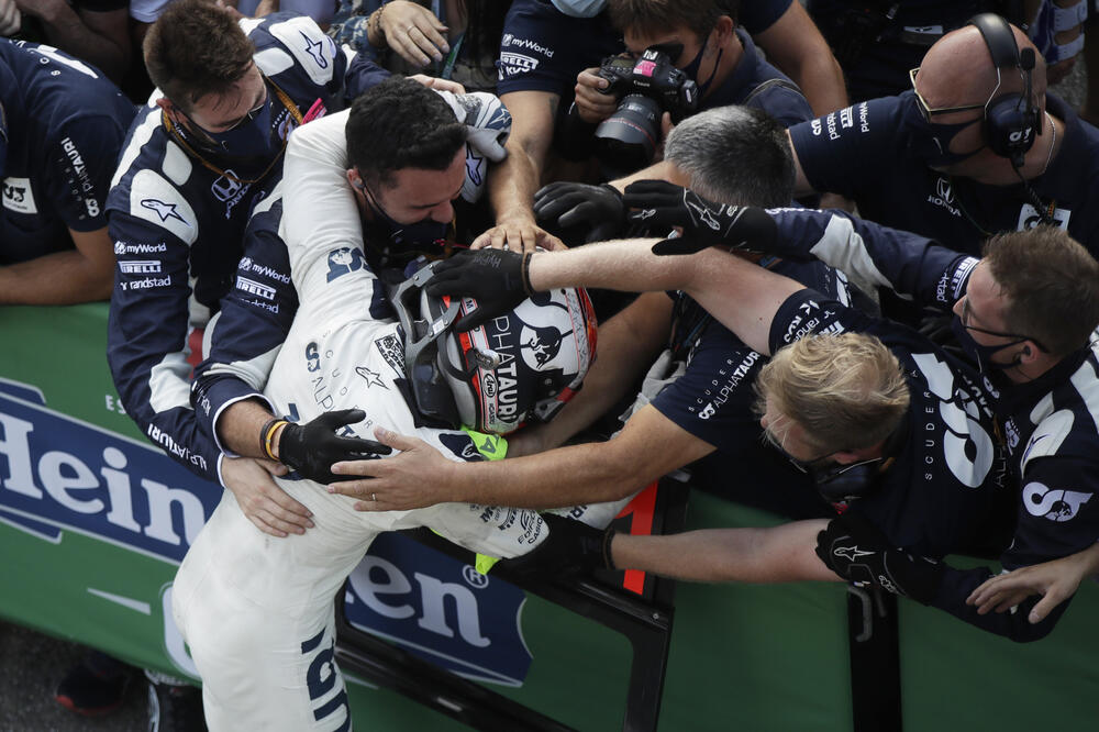 Gasli je prvu pobjedu ostvario na Magičnoj stazi, Foto: REUTERS