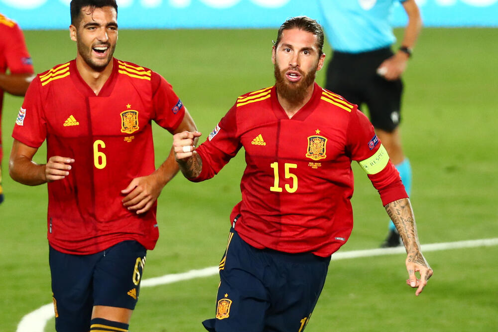 Serhio Ramos izbrojao do 23 za Španiju, Foto: REUTERS