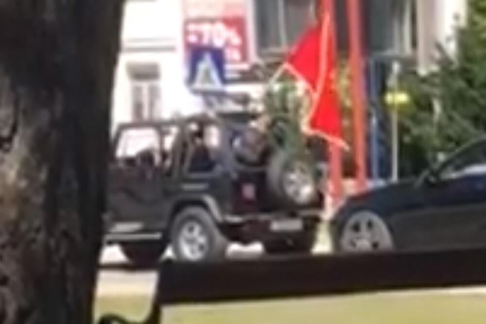 Vozilo iz kojeg je pucano u vazduh, Foto: Screenshot