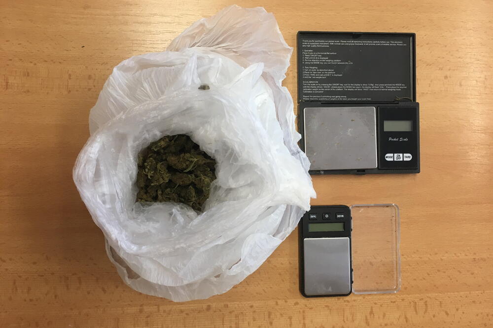 Zalijenjena marihuana, Foto: Uprava policije