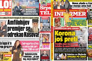 Tabloidi bliski Vučiću napali dogovor "trojke"