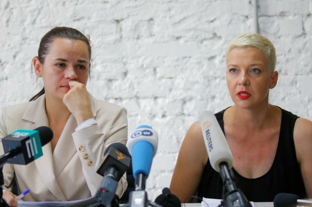 Svetlana Tihanovska i Marija Kolesnikova, Foto: Reuters