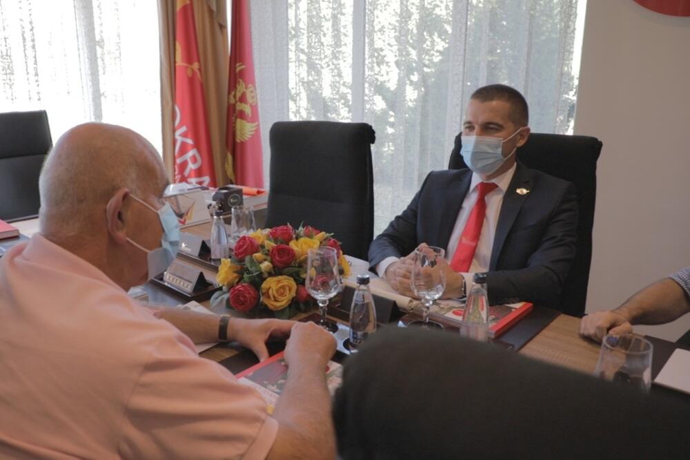 Partsos i Bečić, Foto: Koalicija Mir je naša nacija