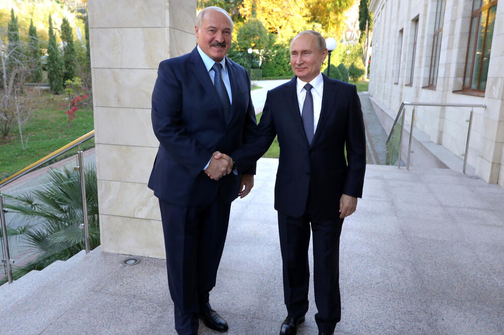 Lukašenko i Putin, Foto: AP