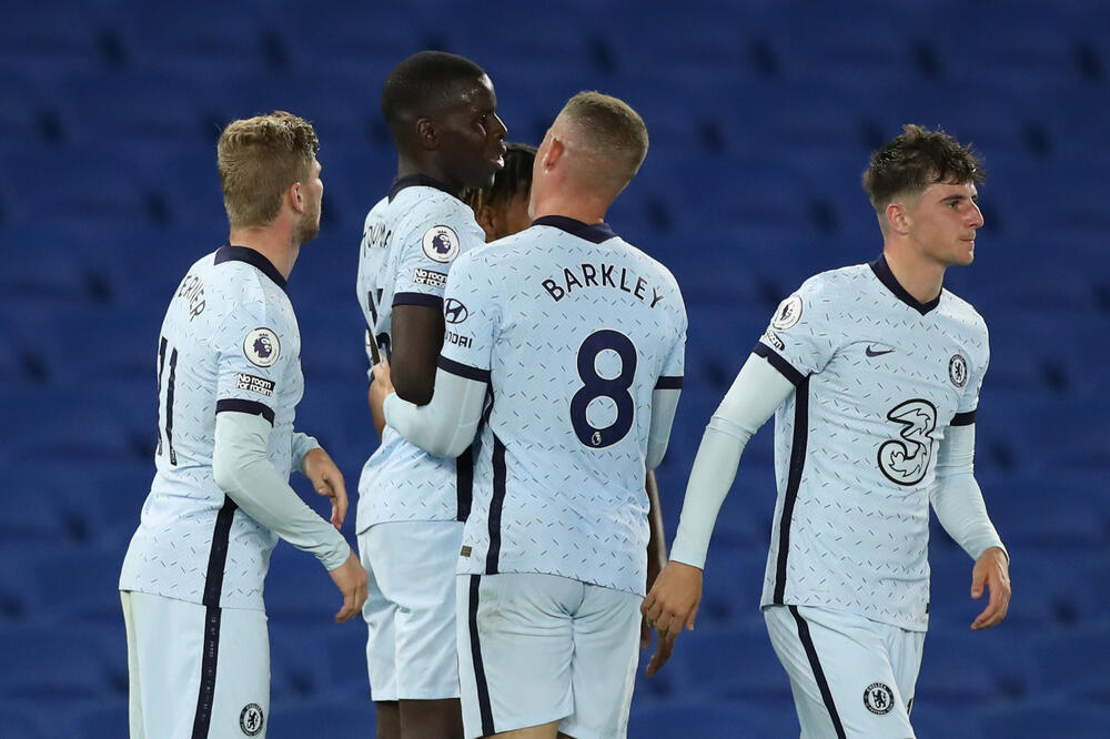 Slavlje fudbalera Čelsija u Brajtonu, Foto: Reuters