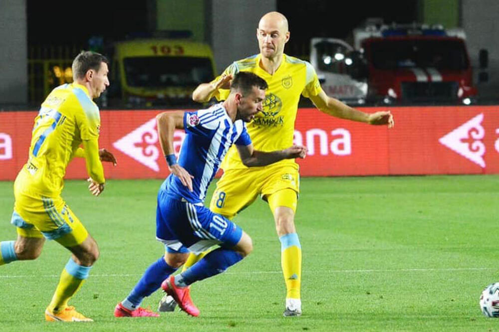 Igor Ivanović na današnjoj utakmici, Foto: www.facebook.com/fcastana.kz