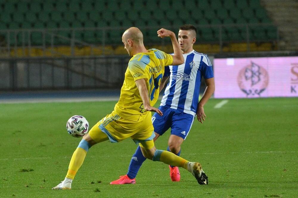 Vasilije Terzić na današnjoj utakmici, Foto: FC Astana