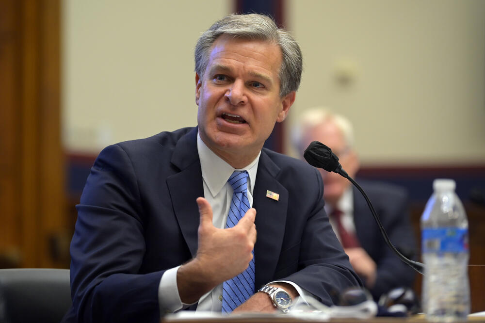 Govorio pred članovima Odbora za nacionalnu bezbjednost: Kristofer Rej, Foto: AP Photo
