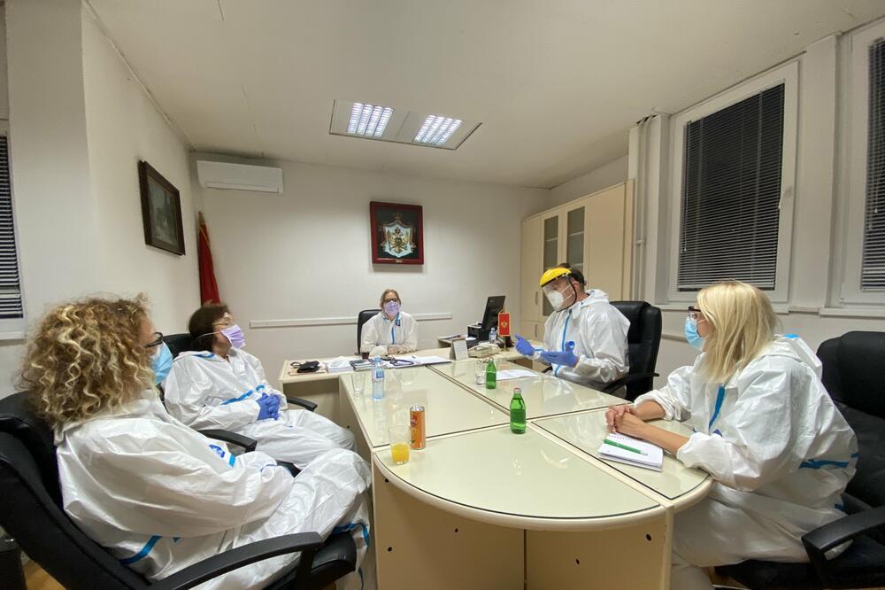 Kavarić u posjeti Domu zdravlja u Nikšiću, Foto: Privatna arhiva