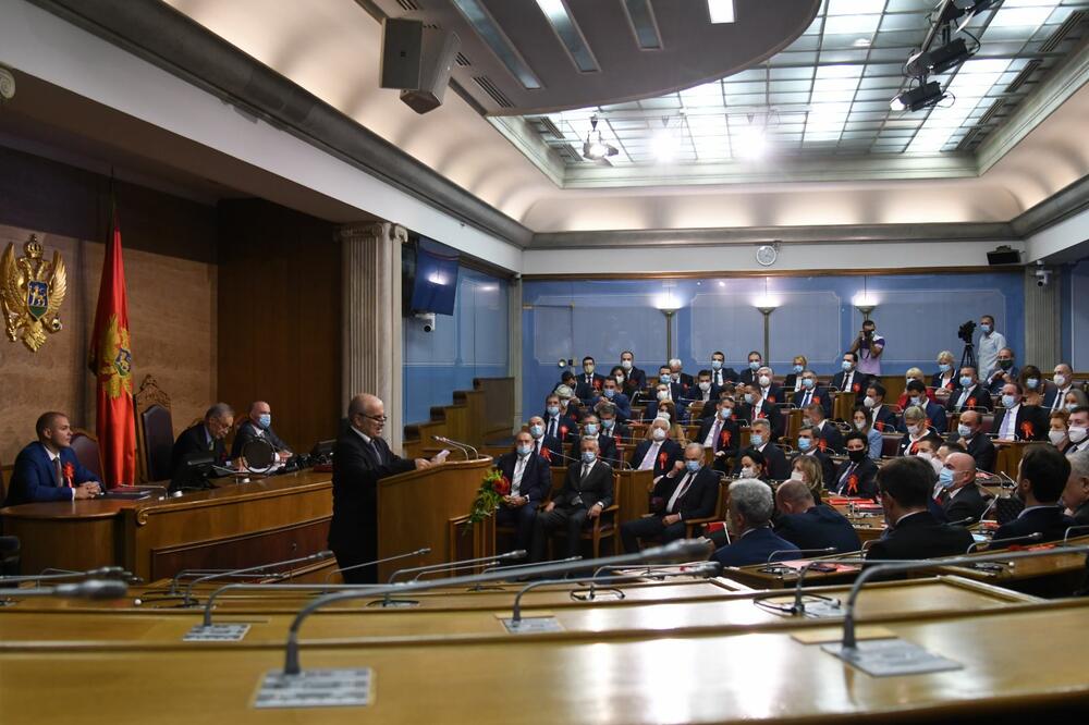 Sa konstitutivne sjednice parlamenta, Foto: Savo Prelević