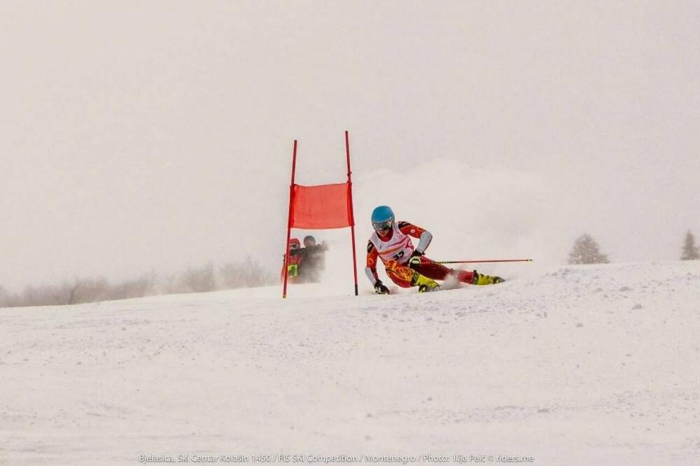 Najbolji crnogorski skijaš: Salihović na stazi, Foto: Privatna arhiva