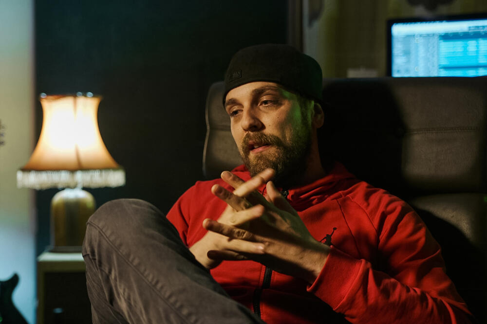 Stefan Pantović Stega u studiju, Foto: Danilo Pendo