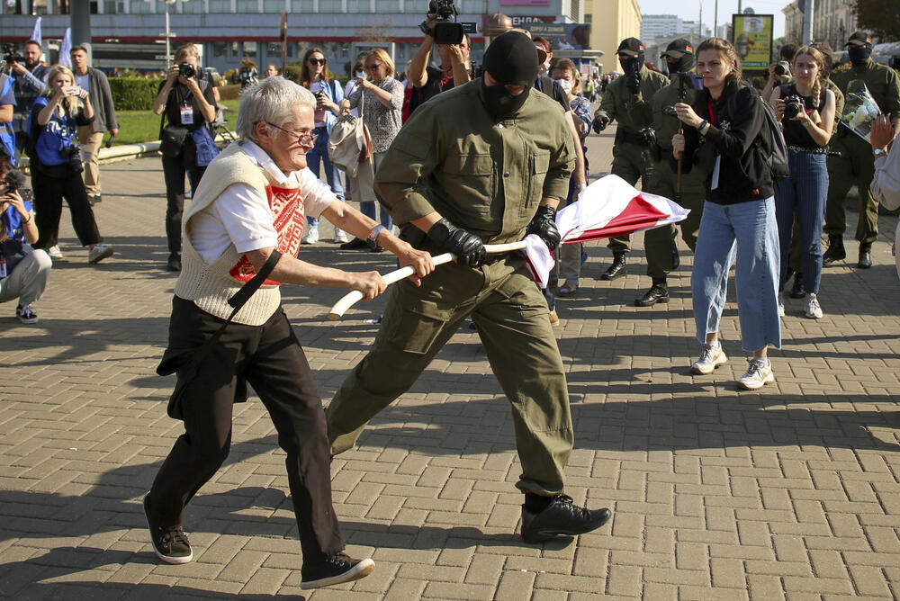 Sa demonstracija u Minsku