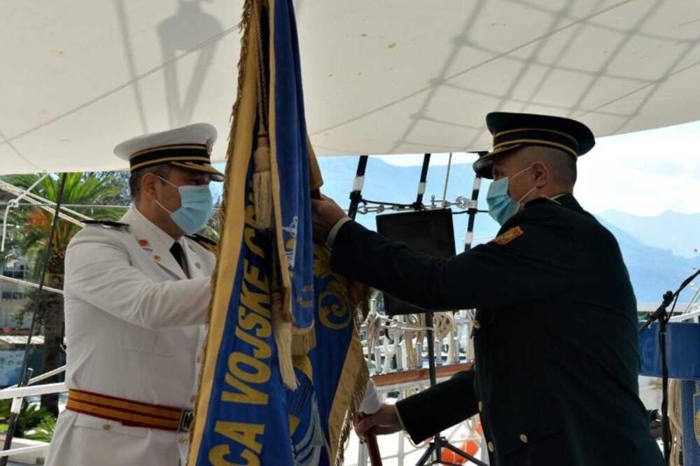 Đurković (lijevo) odnedavno na čelu Mornarice, Foto: Ministarstvo odbrane