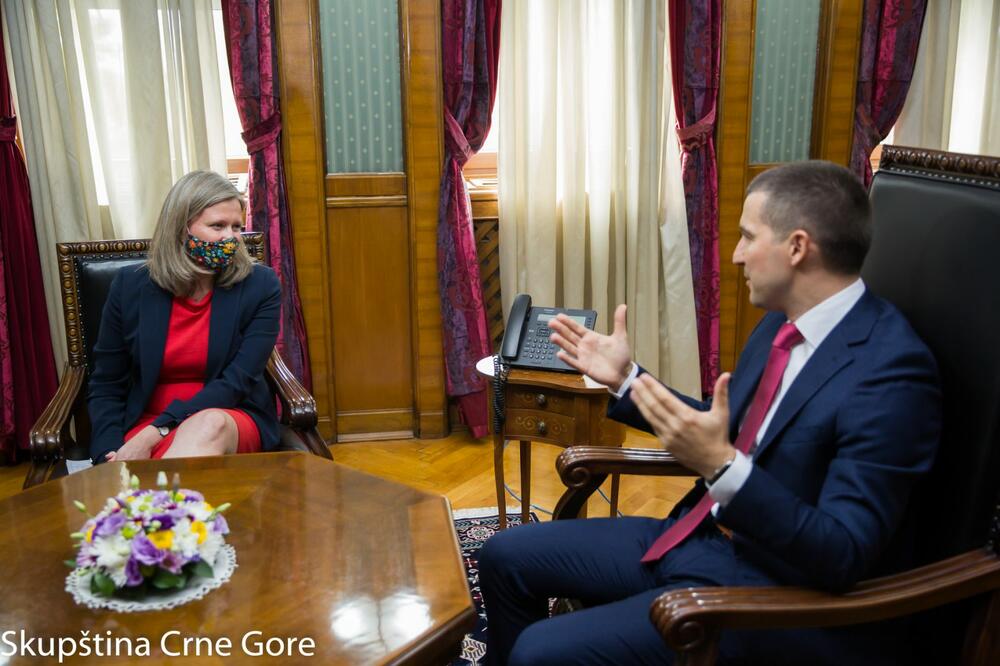 Bečić i Medoks, Foto: Skupština CG