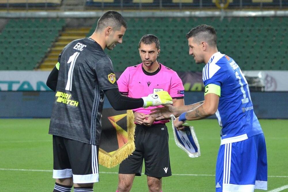 Grbić je sa kapitenskom trakom predvodio Budućnost u evropskim mečevima, Foto: Astana FC