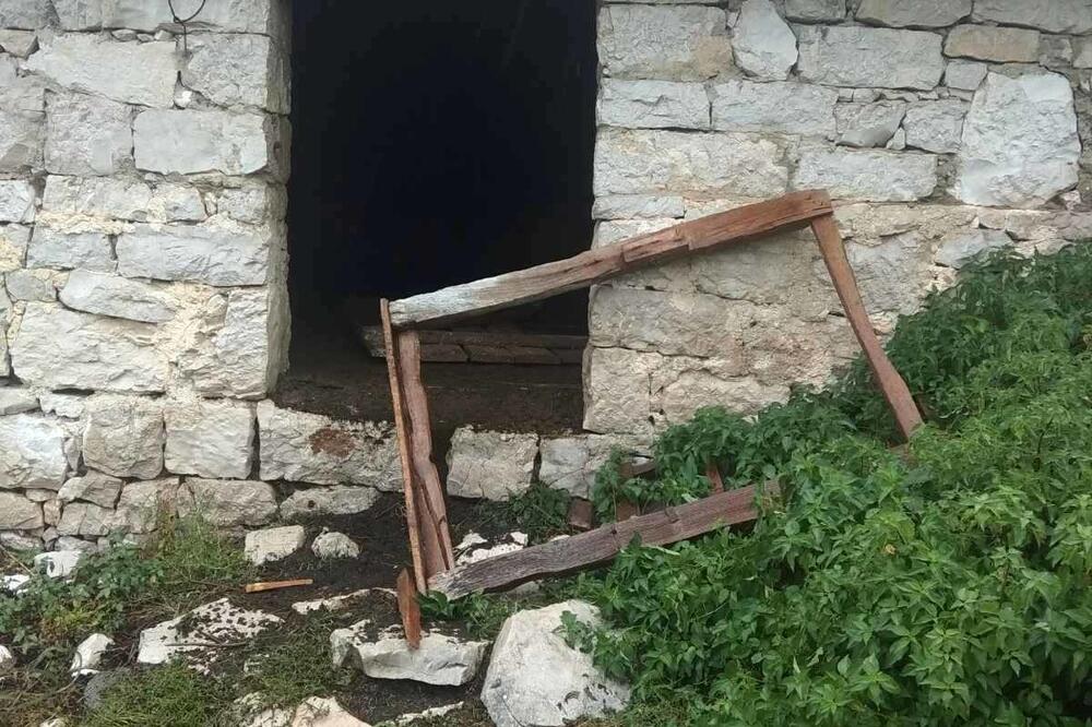 Vrata koja je izvalio medvjed, Foto: Privatna arhiva