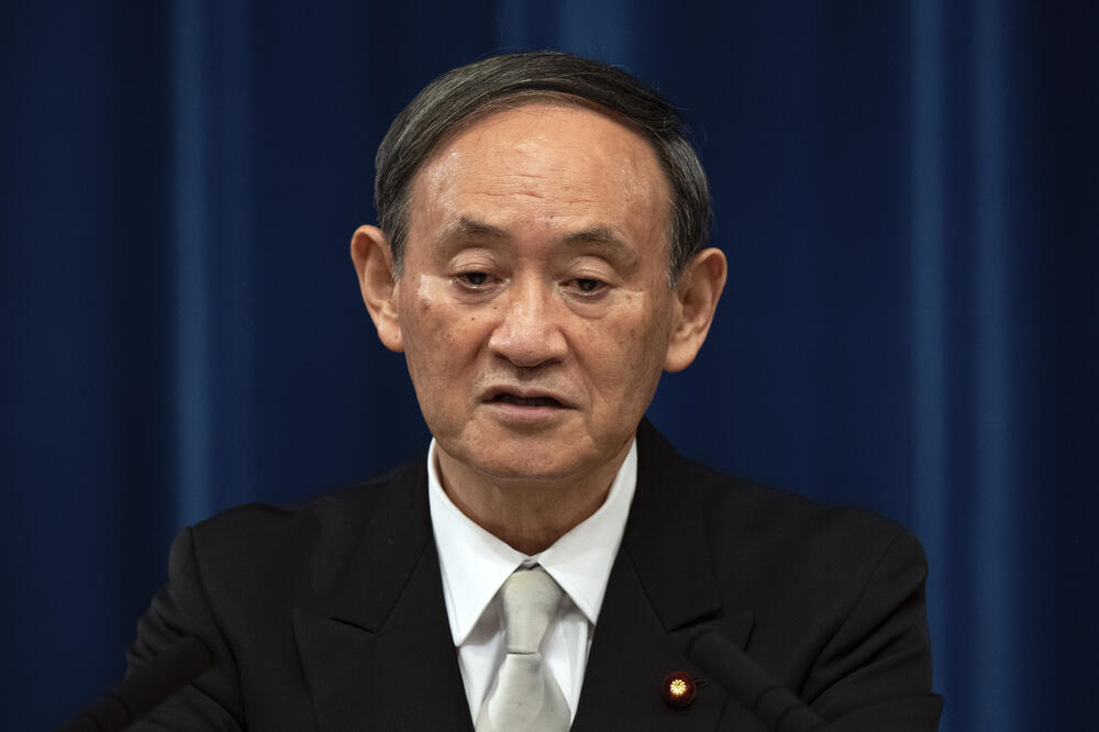 Jošihide Suga, Foto: AP Photo
