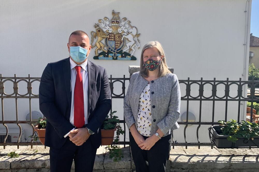 Knežević i Madoks, Foto: Ambasada Velike Britanije