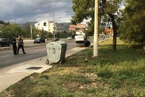 Podgorica: Saobraćajna nezgoda u Maslinama, nema teže povrijeđenih