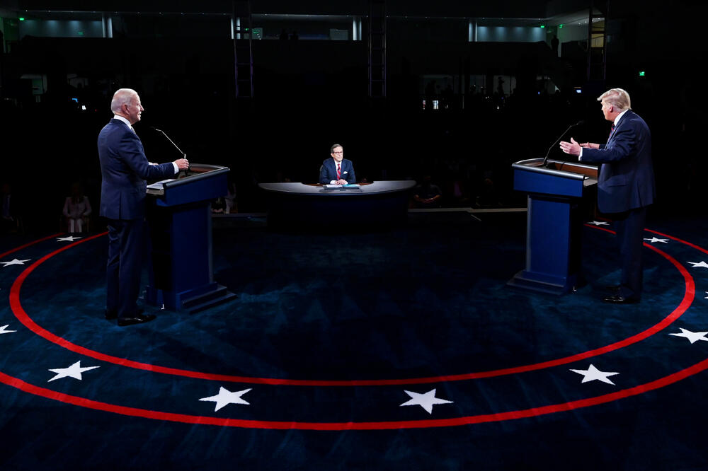 Obesmislili predsjedničke debate: Tramp i Bajden, Foto: Reuters