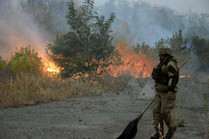 FOTO Ukrajina: Šumski požari u Luganskoj oblasti, stradalo devet...