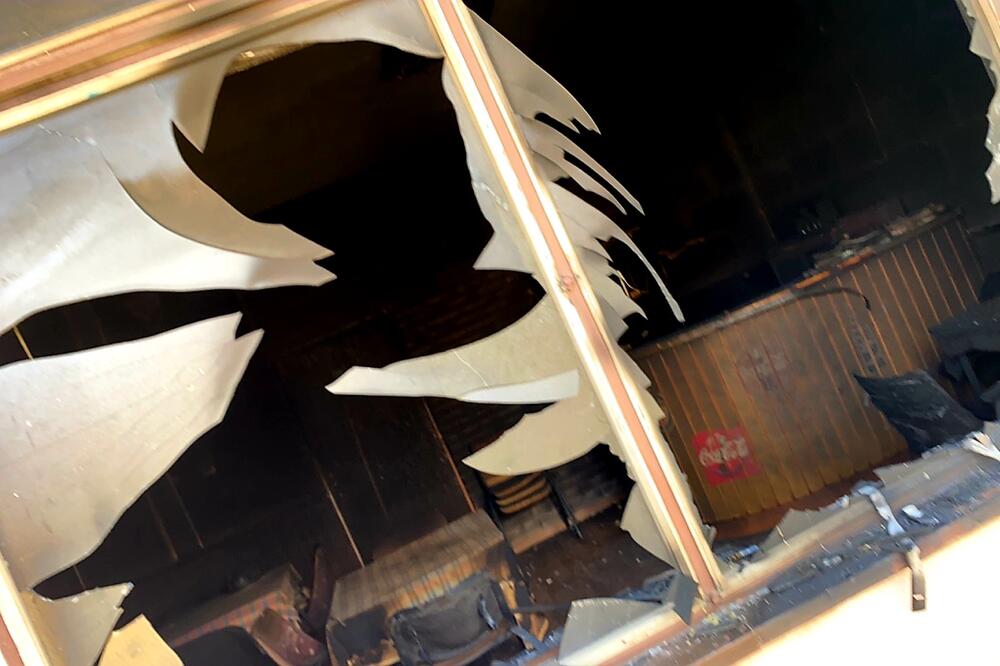 Pričinjena šteta na objektu Perovića, Foto: Privatna arhiva