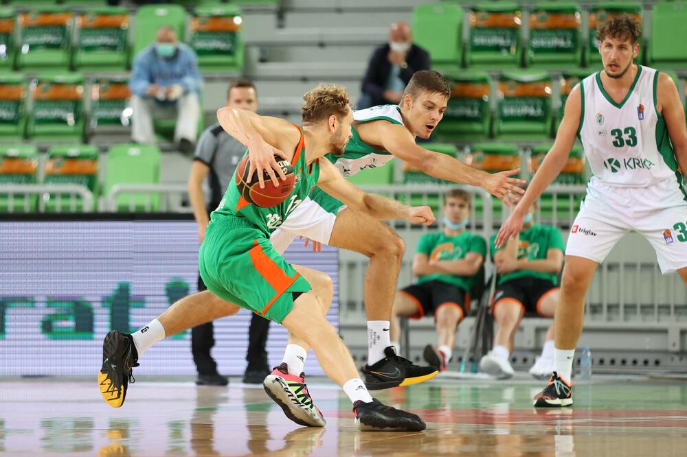 Sa meča Cedevita Olimpija - Krka, Foto: BETAPHOTO/ABA liga/Cedevita Olimpija